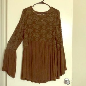 Lace boho top